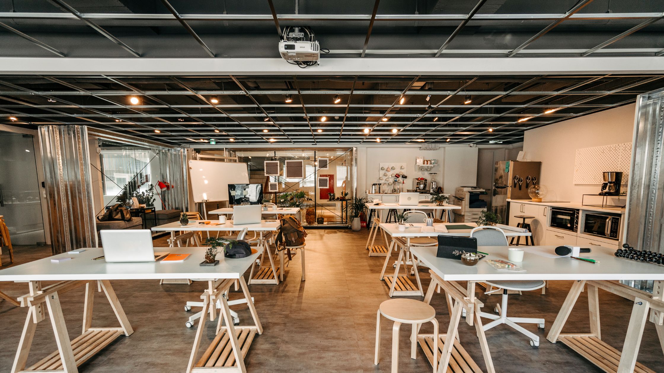 Modern Nigerian co-working space representing remote hiring